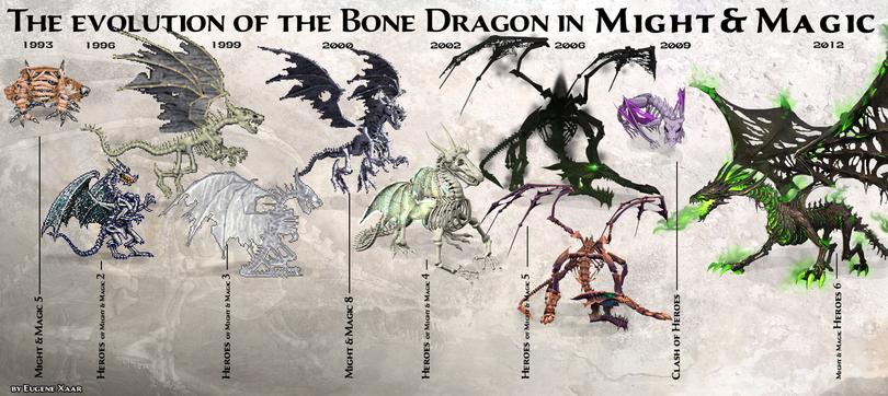might and magic-bone-dragon-evolution