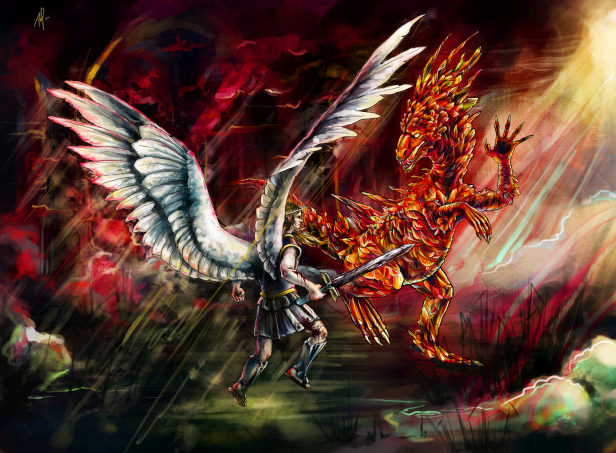 angel_vs_crystal_Dragon_by_tintoad_small