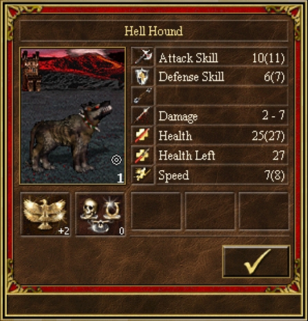 Hell Hound - with Warlord banner