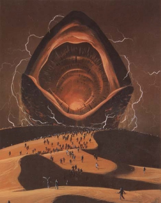 Mythical and fantastic prototypes of the Sandworm: Shai-Hulud from the Dune book series