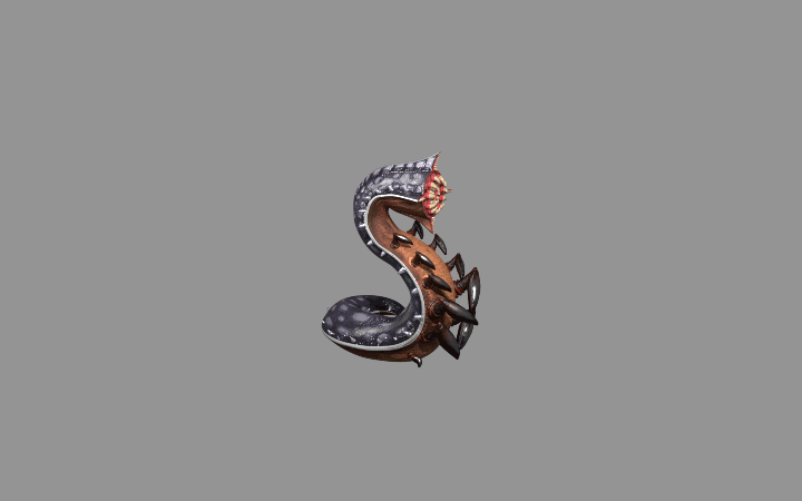 Sandworm. Animated model, 200% scale, by Dima Gravchenko
