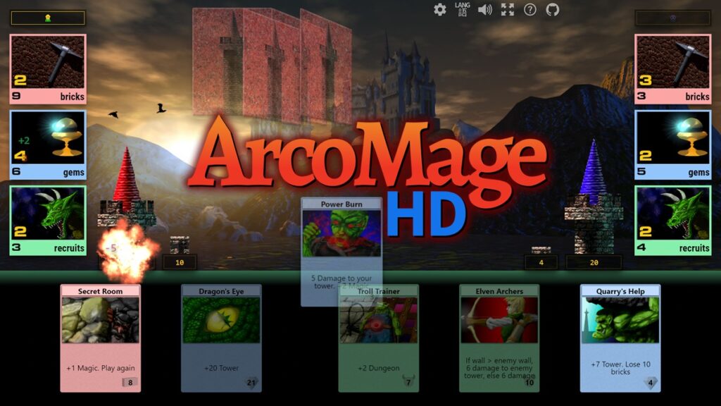 Before Gwent, there was Arcomage - Might and Magic tavern card game - ArcoMage HD remaster