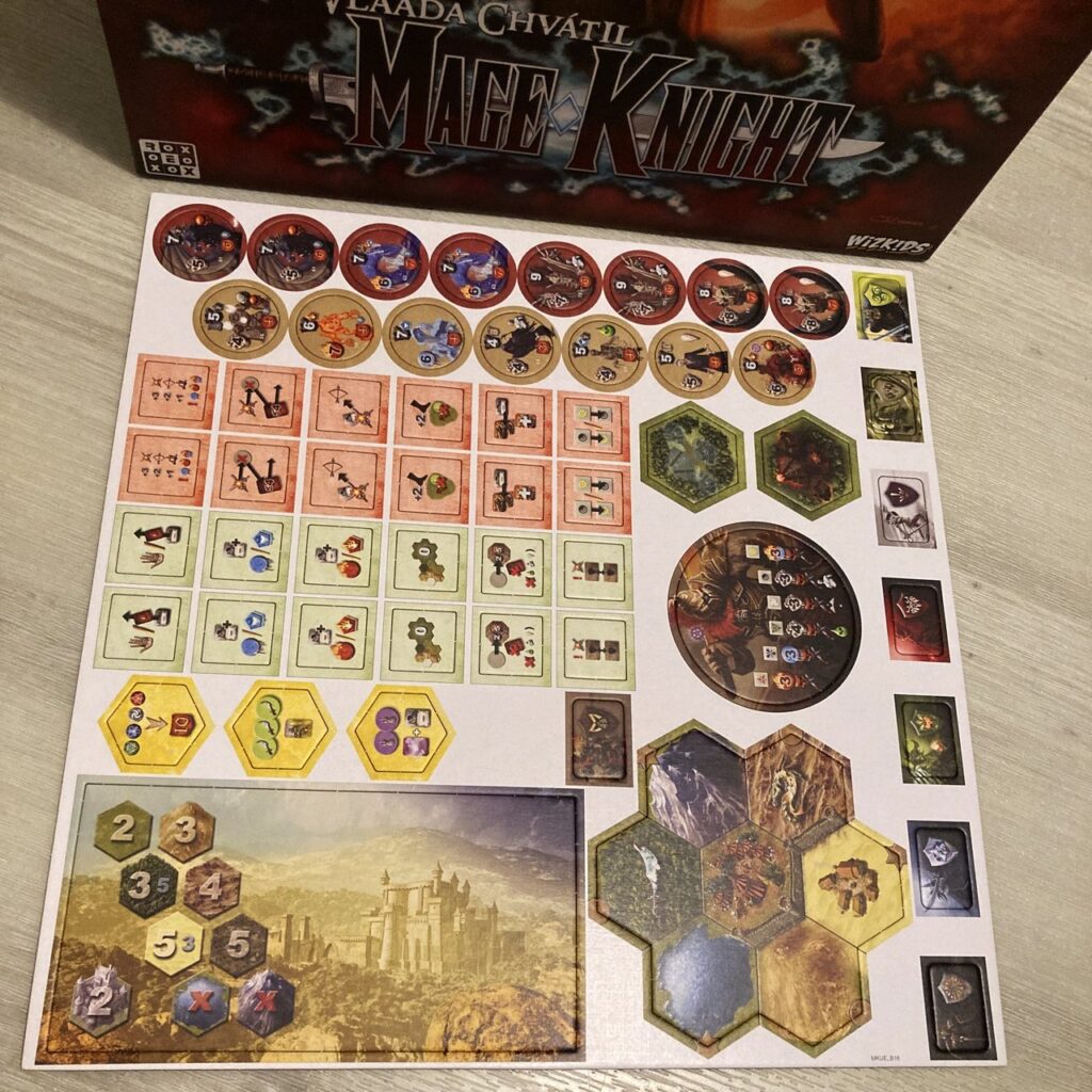 Mage Knight: Ultimate Edition CZ - and many many tiles