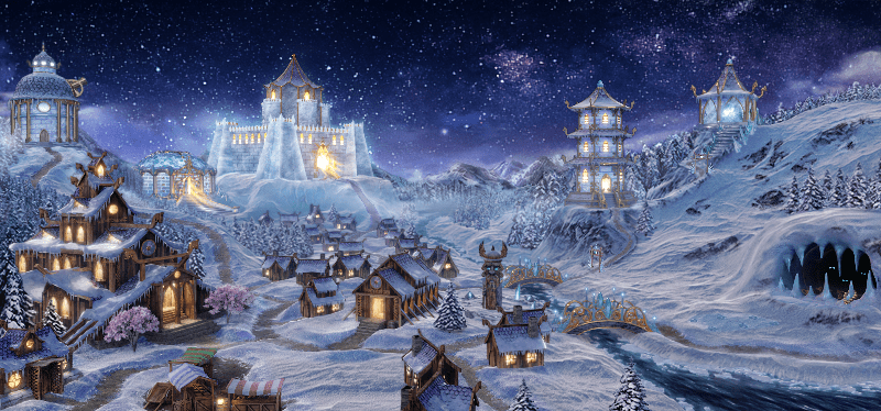 A work-in-progress Palace town screen