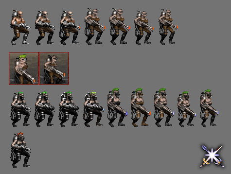 The evolution of the Pyro and Pyromaniac; the creature is now as tall as other humans, per community feedback