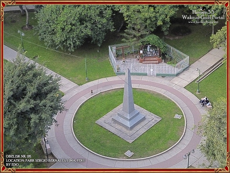 Obelisk at Park Sergio Bernales, Lima, PeruLocated in the Lince district of Lima, this obelisk honors Dr. Sergio Bernales, a Peruvian physician known for his contributions to modern medicine in Peru. The surrounding park provides a tranquil setting that celebrates his legacy and service to public health.