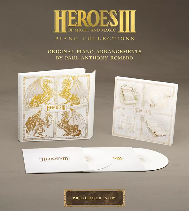 Heroes of Might and Magic III Piano Collections released on vinyl