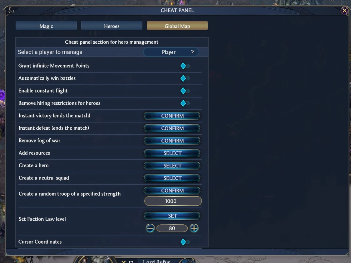 Cheat Panel - HoMM: Olden Era demo download - Heroes 3.5: Wake of Gods ...